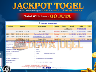 DWT JP TOGEL 1 SIANG